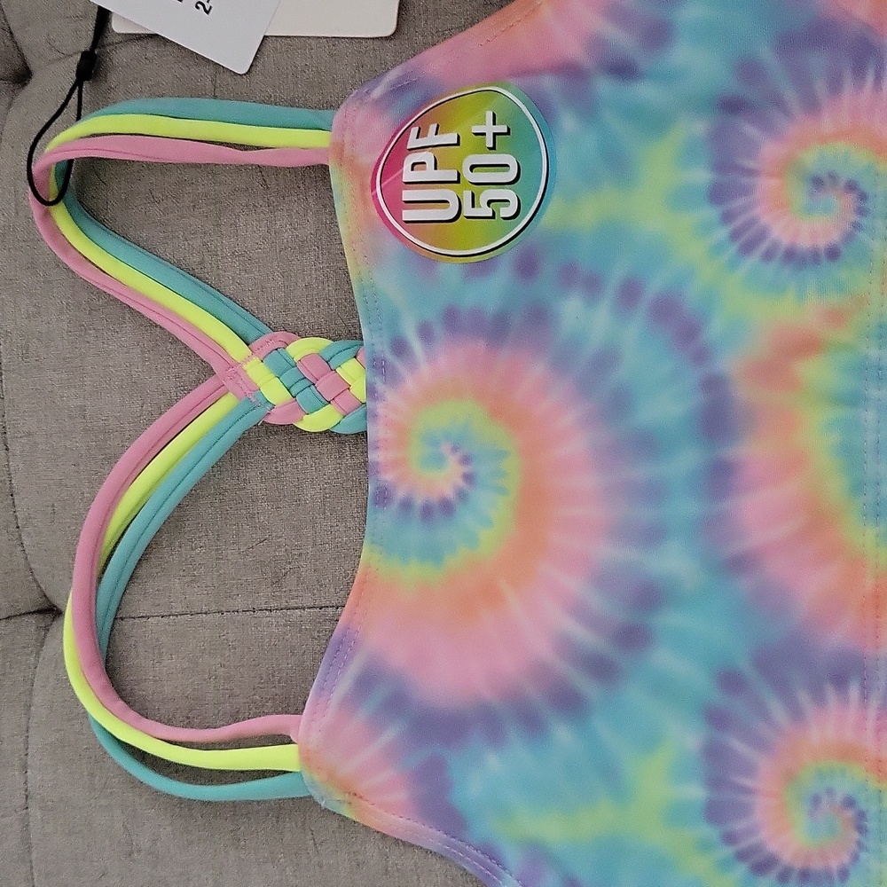 Hurley Girls 2 Peice swimsuit L - Picture 2 of 4